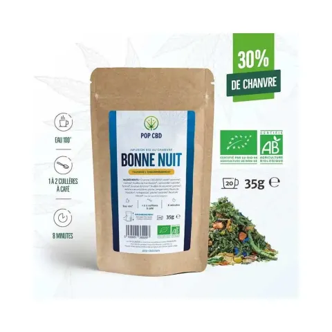 POP CBD Bio-Hanftee Gute Nacht lose