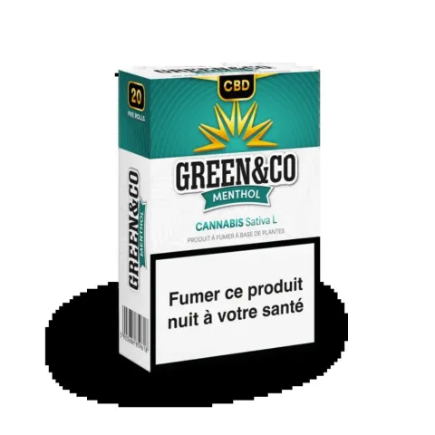 Green&Co Cigarette CBD Menthol Green&Co